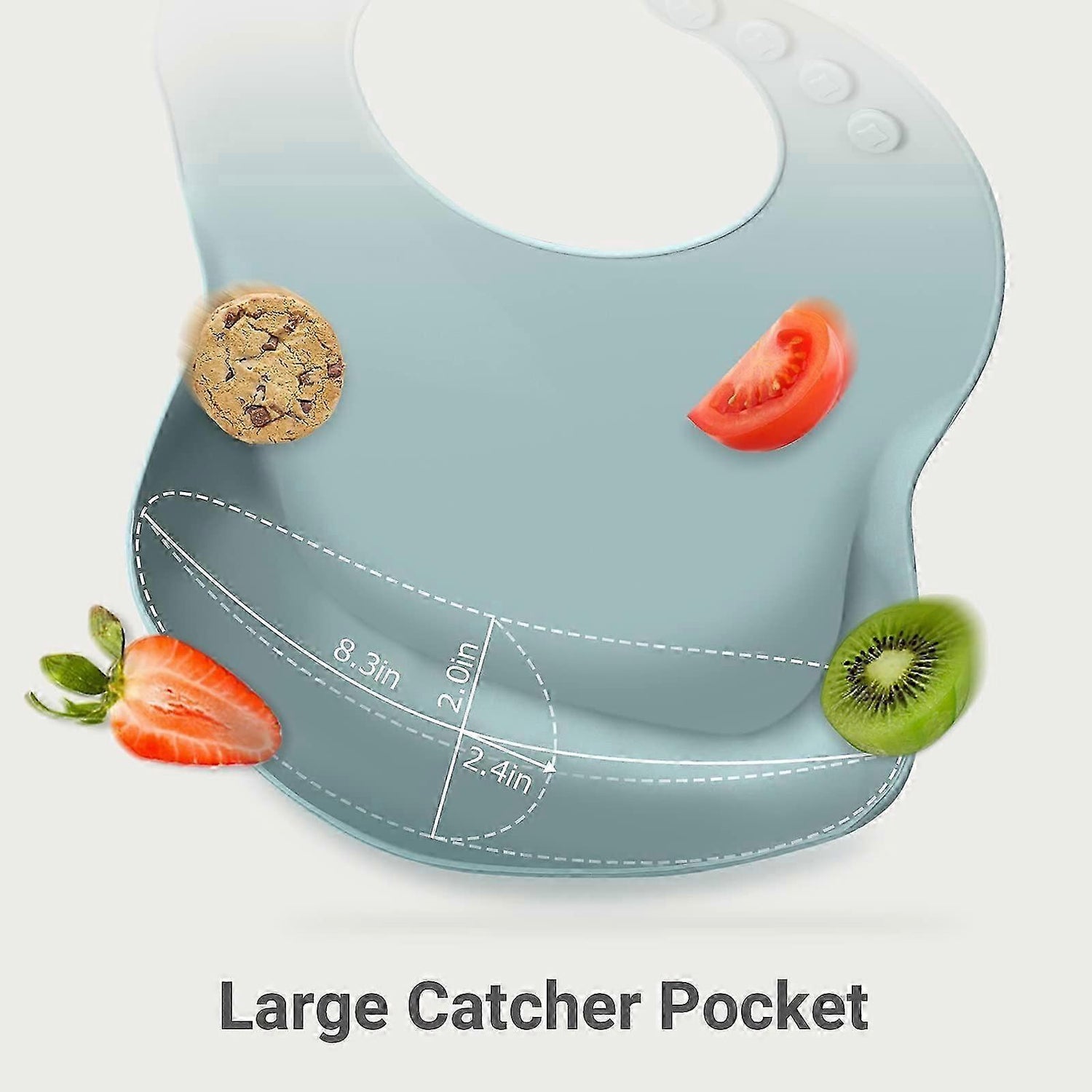 Silicone Baby Bib – Mess-Free Mealtime Made Easy