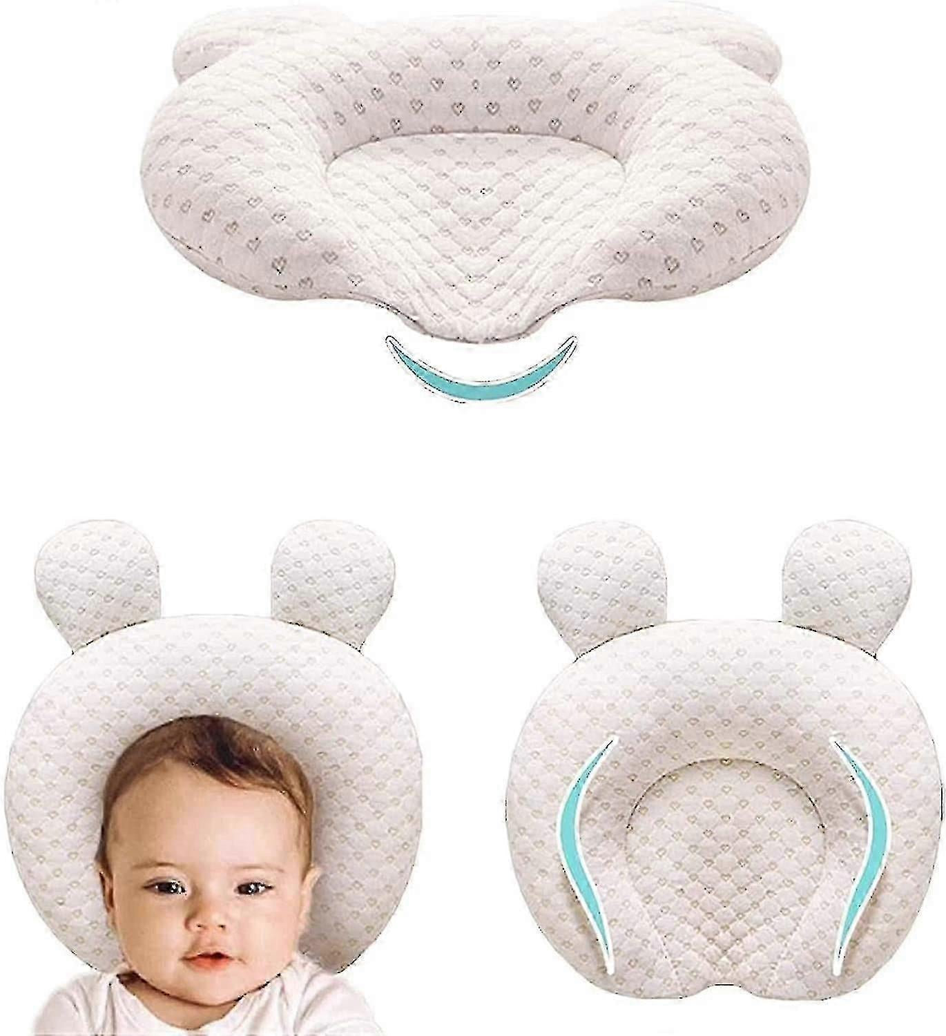 Baby Head-Shaping Pillow – Gentle Support for Growing Babies