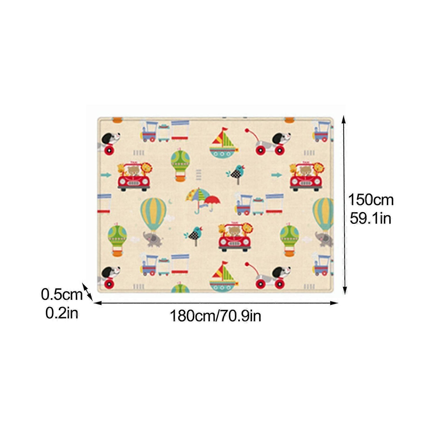 Foldable Baby Play Mat – Safe, Soft & Fun for Everyday Play